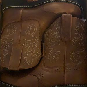 Ariat fat baby saddle boot nib